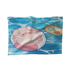 حوله کودک مدل خوک خنگ تابستانی کیوت کد tw42 سایز 30x40 سانتی متر